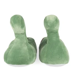 Pluche pantoffels dinosaurus GROEN TAMS