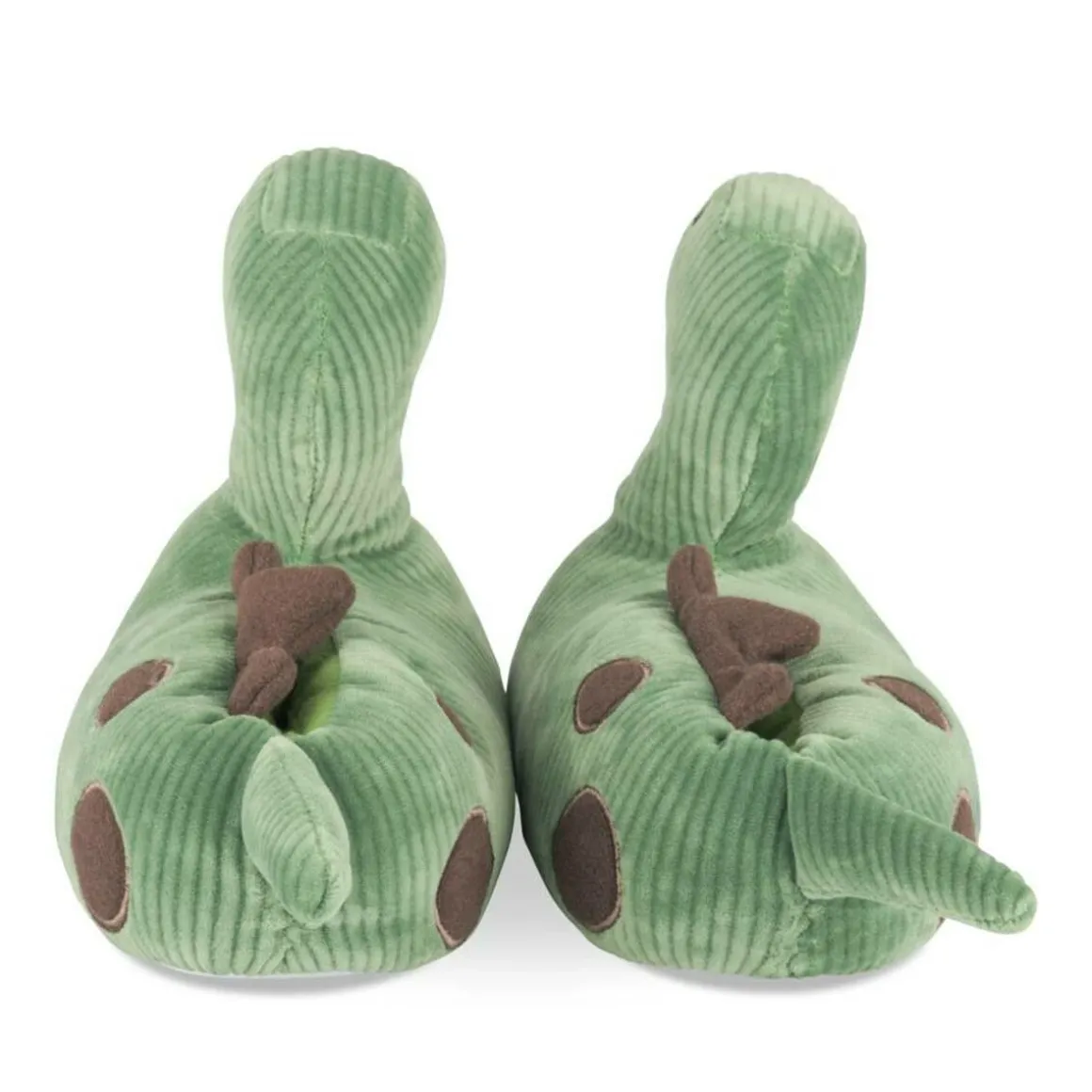 Pluche pantoffels dinosaurus GROEN TAMS