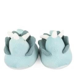 Pluche pantoffels dinosaurus BLAUW CHARLIE & FRIENDS