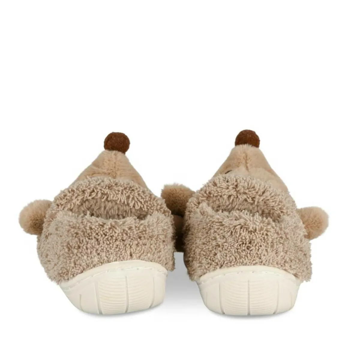 Pluche pantoffels egel KASTANJEBRUIN CHARLIE & FRIENDS