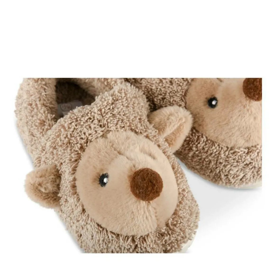 Pluche pantoffels egel KASTANJEBRUIN CHARLIE & FRIENDS