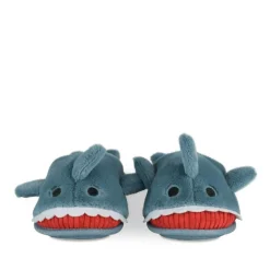 Pluche pantoffels haai NAVY TAMS
