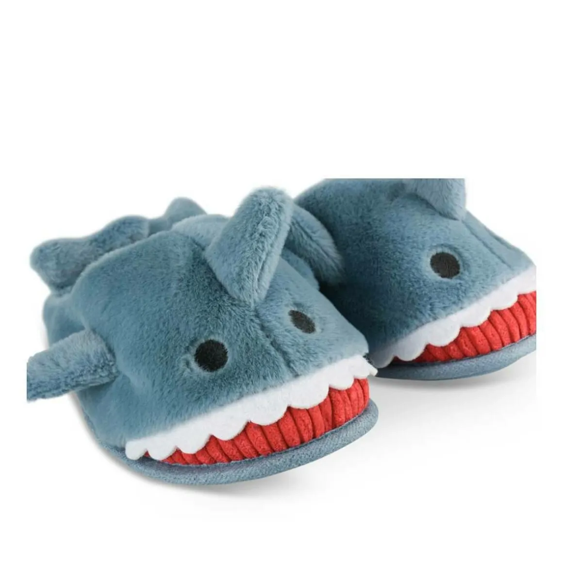 Pluche pantoffels haai NAVY TAMS
