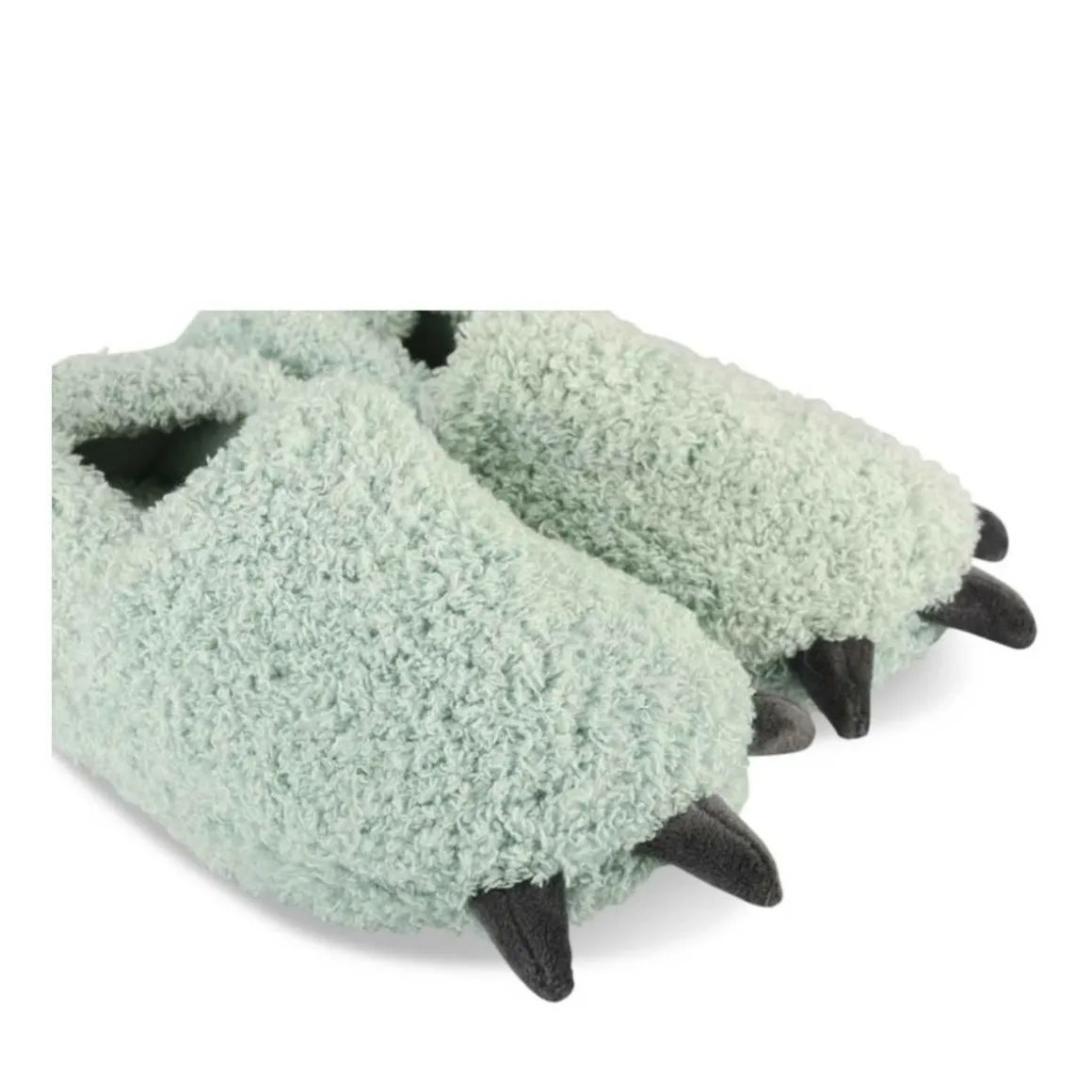 Pluche pantoffels monsterpoot GROEN CHARLIE & FRIENDS