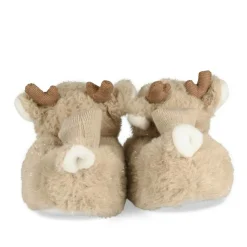 Pluche pantoffels rendier BEIGE NINI & GIRLS