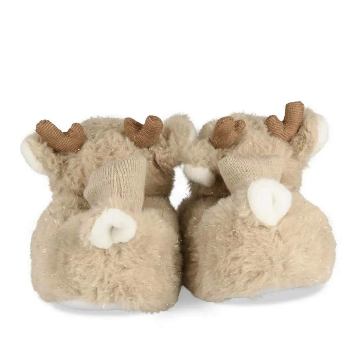 Pluche pantoffels rendier BEIGE NINI & GIRLS