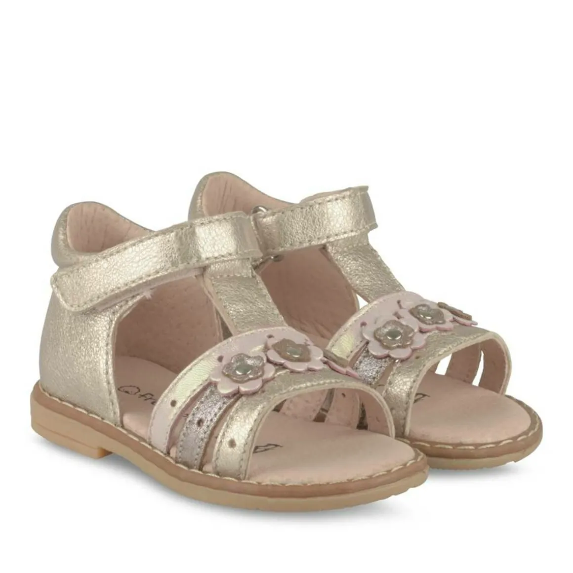 Sandalen BEIGE FREEMOUSS GIRL LEER