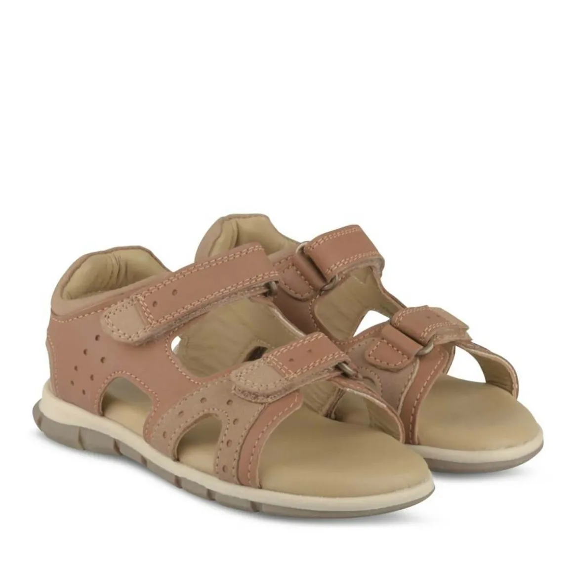 Sandalen COGNACKLEUR CHARLIE & FRIENDS LEER