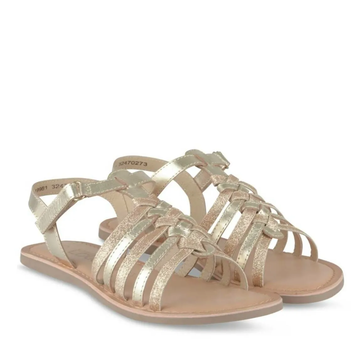Sandalen GOUD LITTLE LOLITA LEER