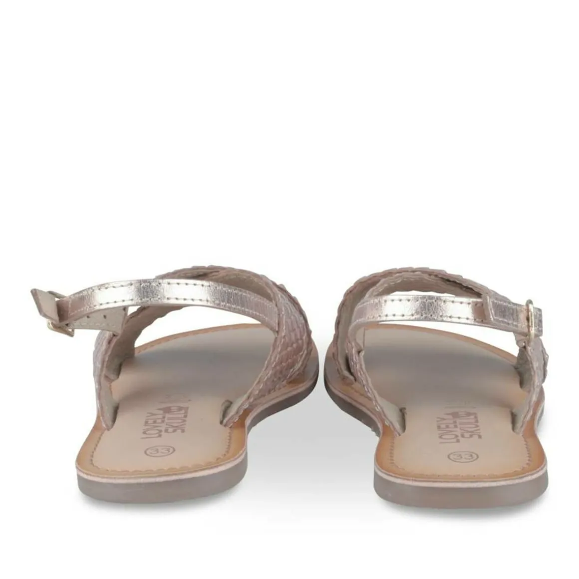 Sandalen GOUD LOVELY SKULL LEER