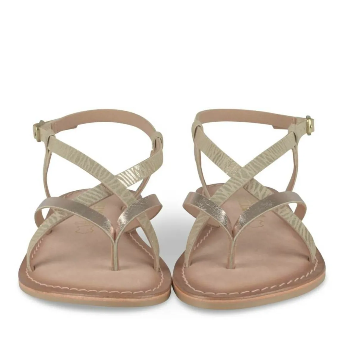 Sandalen GOUD LOVELY SKULL LEER