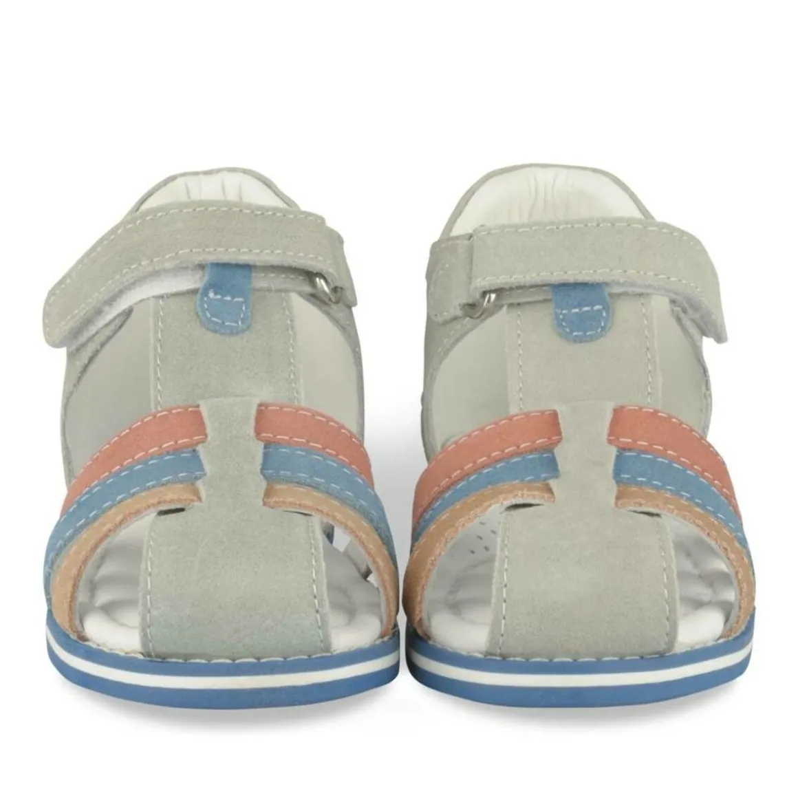 Sandalen GRIJS CHARLIE & FRIENDS LEER