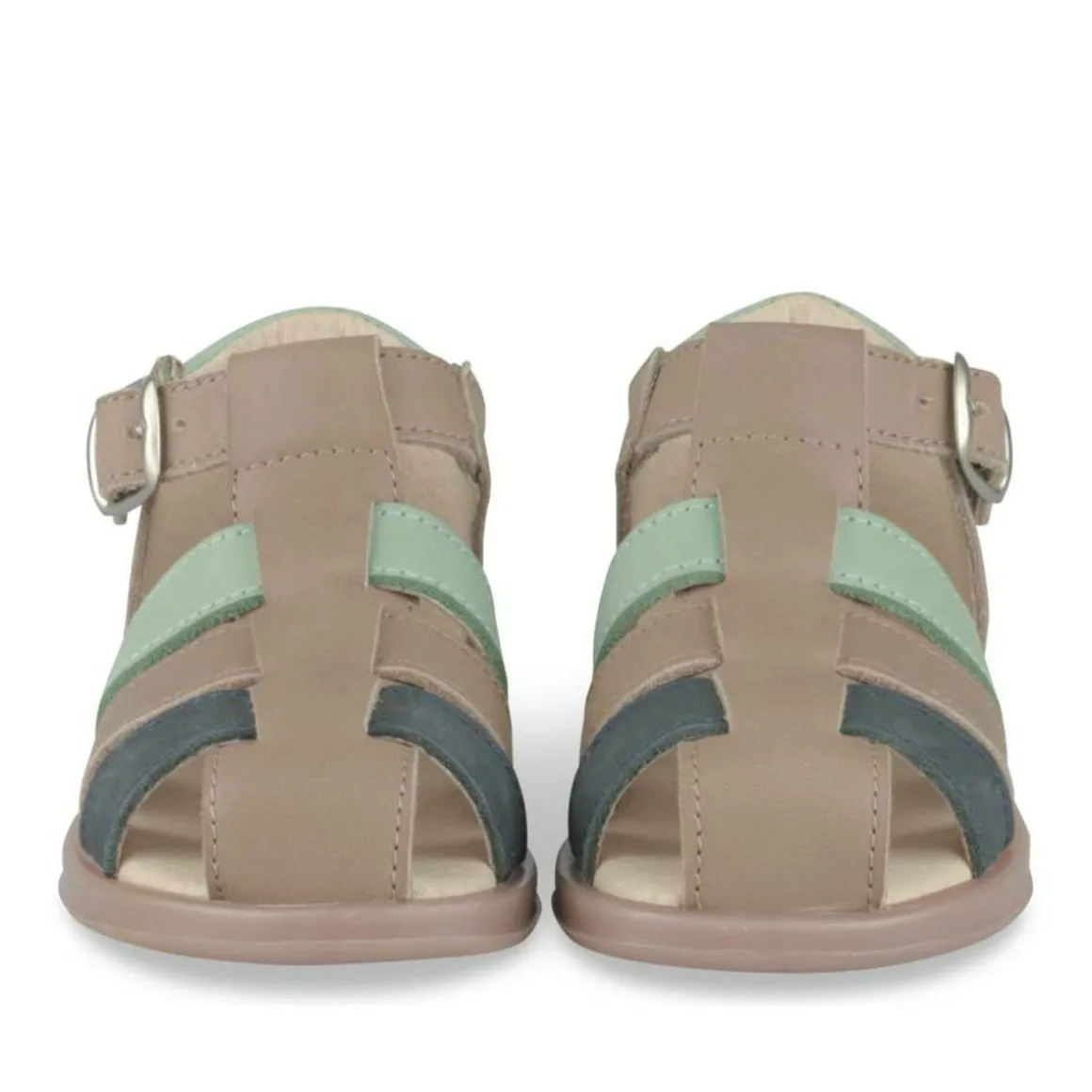 Sandalen GRIJS FREEMOUSS BOY LEER