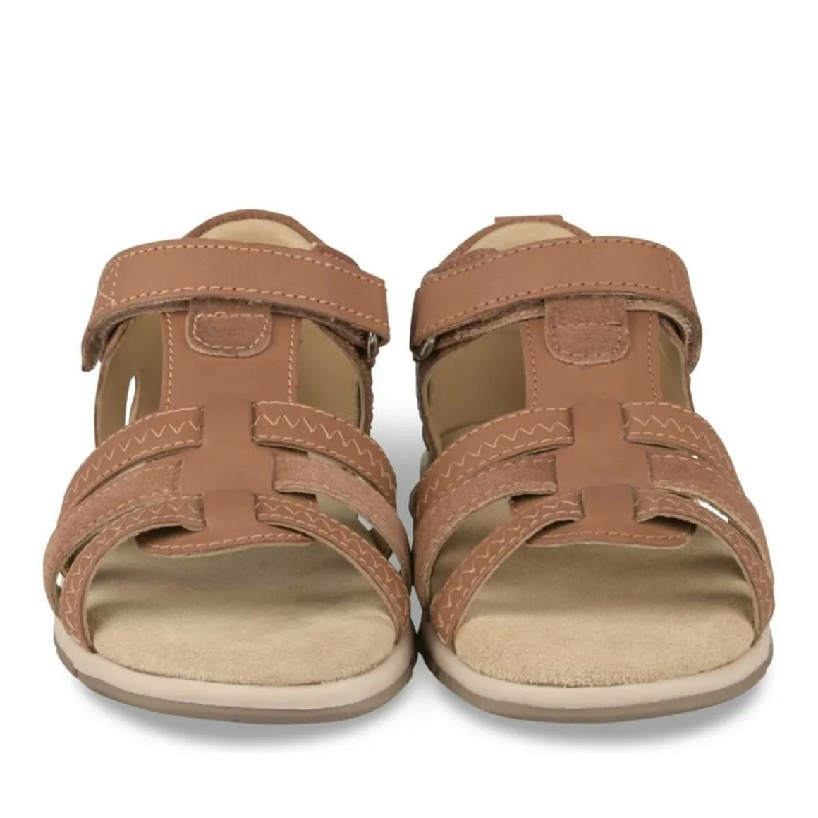 Sandalen KASTANJEBRUIN CHARLIE & FRIENDS LEER