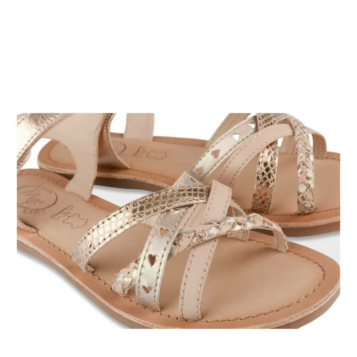 Sandalen METALLIC