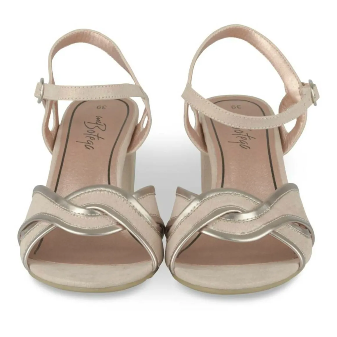Sandalen NUDE