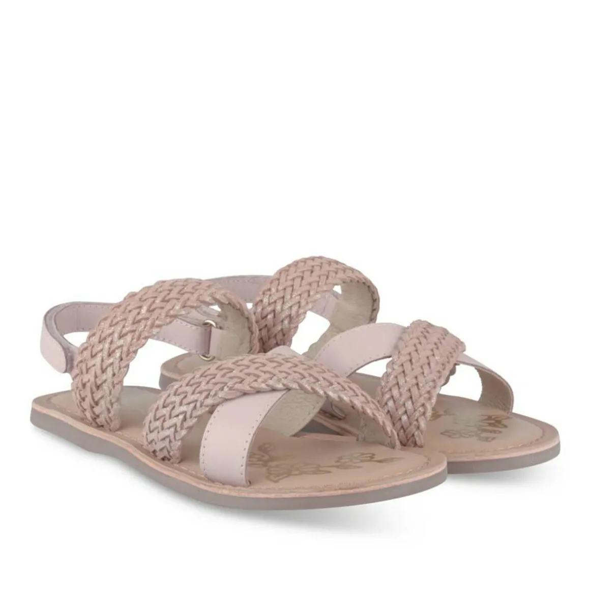 Sandalen ROZE LOVELY SKULL LEER