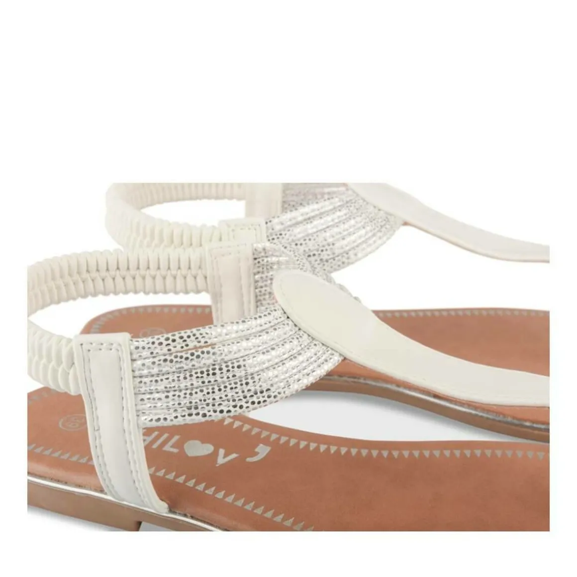 Sandalen WIT