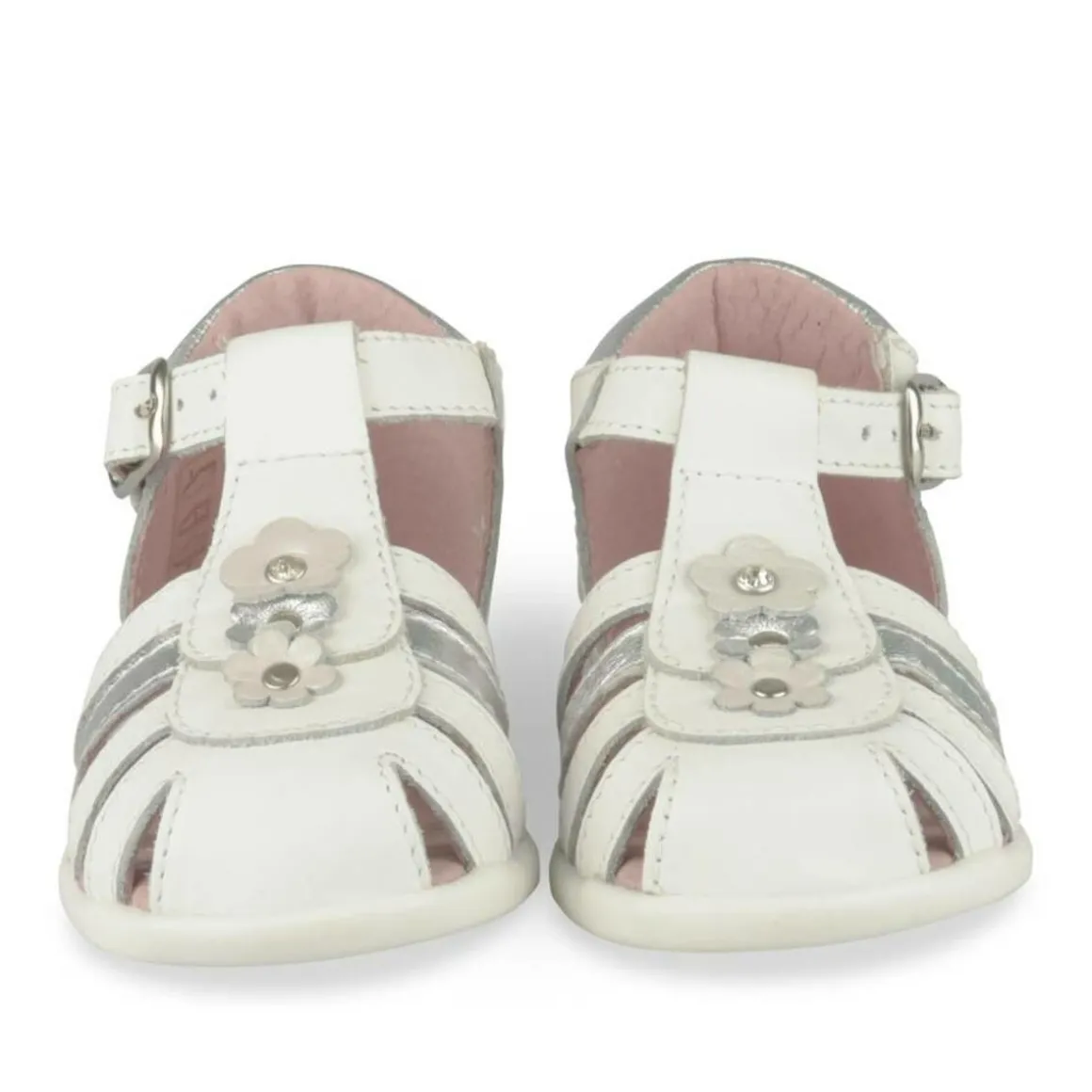Sandalen WIT FREEMOUSS GIRL LEER