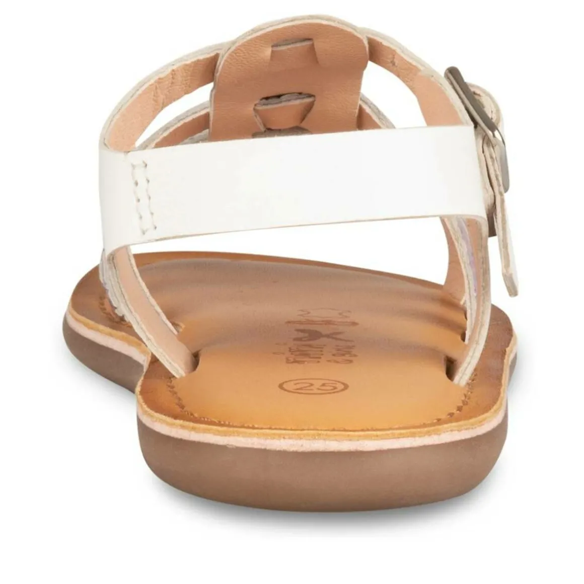 Sandalen WIT FREEMOUSS GIRL LEER