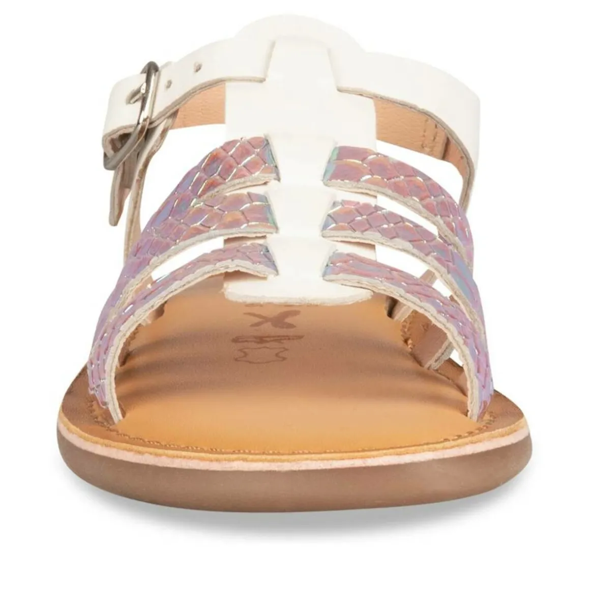Sandalen WIT FREEMOUSS GIRL LEER
