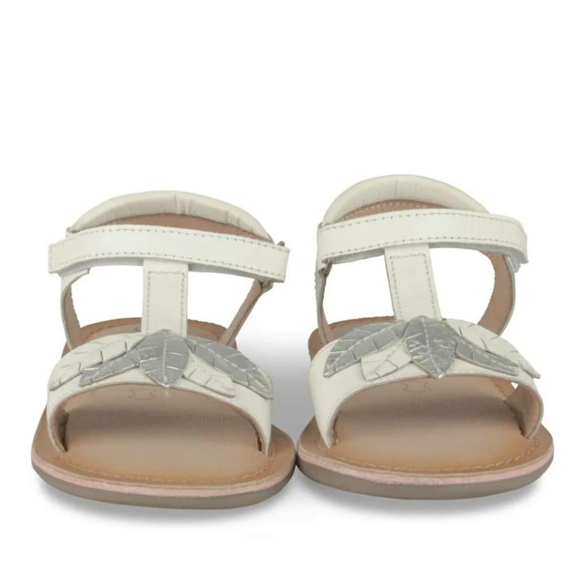 Sandalen WIT NINI & GIRLS LEER