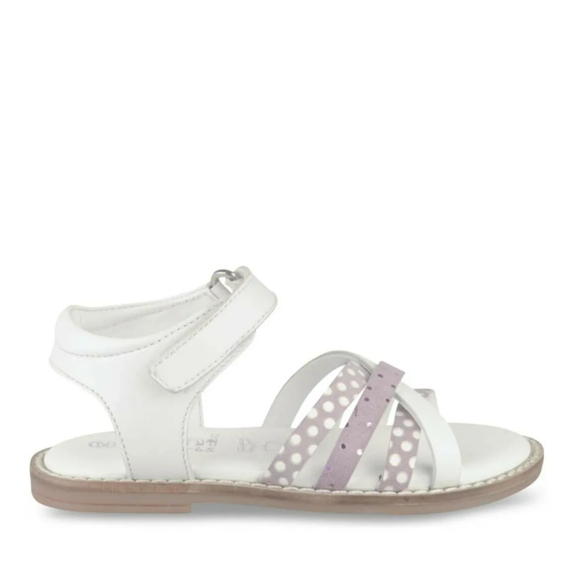 Sandalen WIT NINI & GIRLS LEER