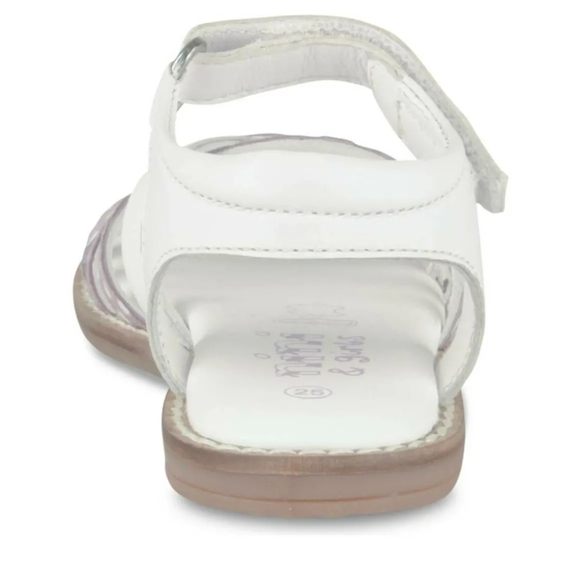 Sandalen WIT NINI & GIRLS LEER