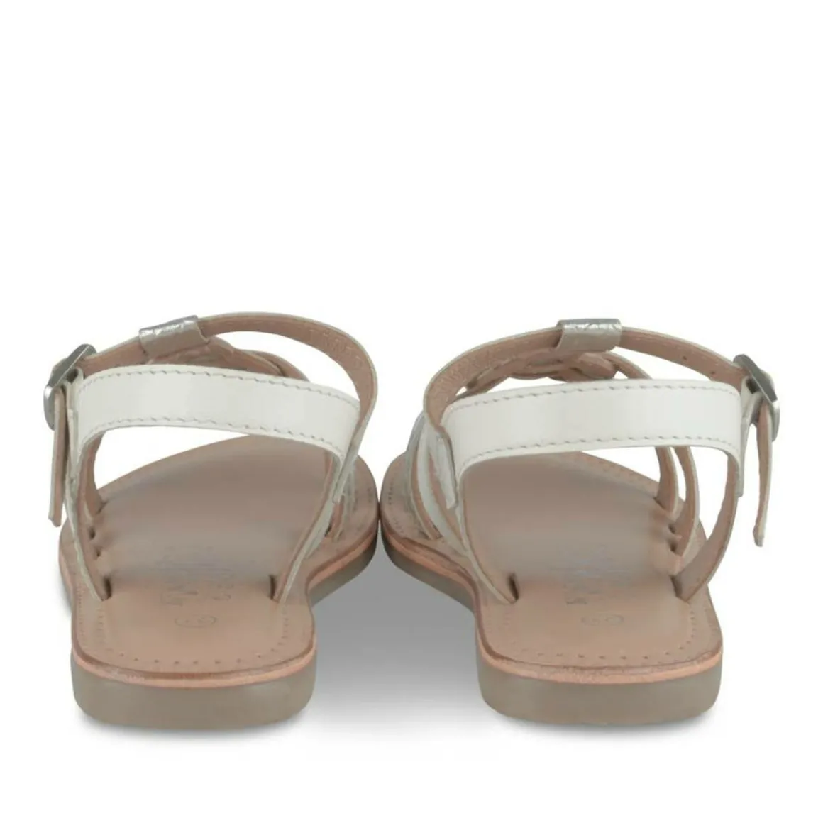 Sandalen WIT NINI & GIRLS LEER