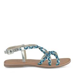 Sandalen ZILVER LITTLE LOLITA LEER