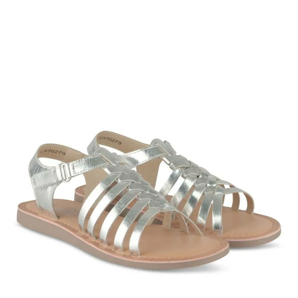 Sandalen ZILVER LOVELY SKULL LEER