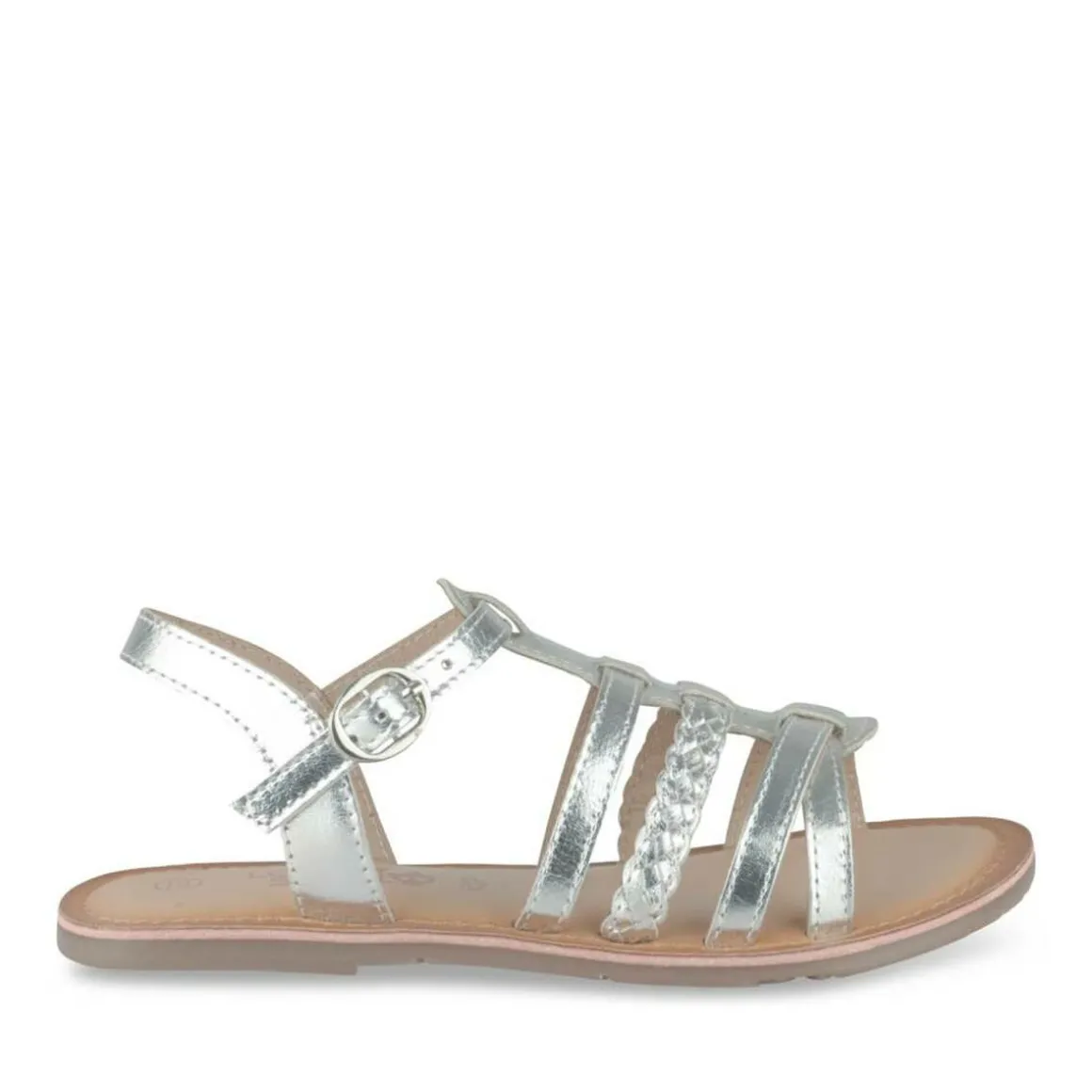 Sandalen ZILVER LOVELY SKULL LEER