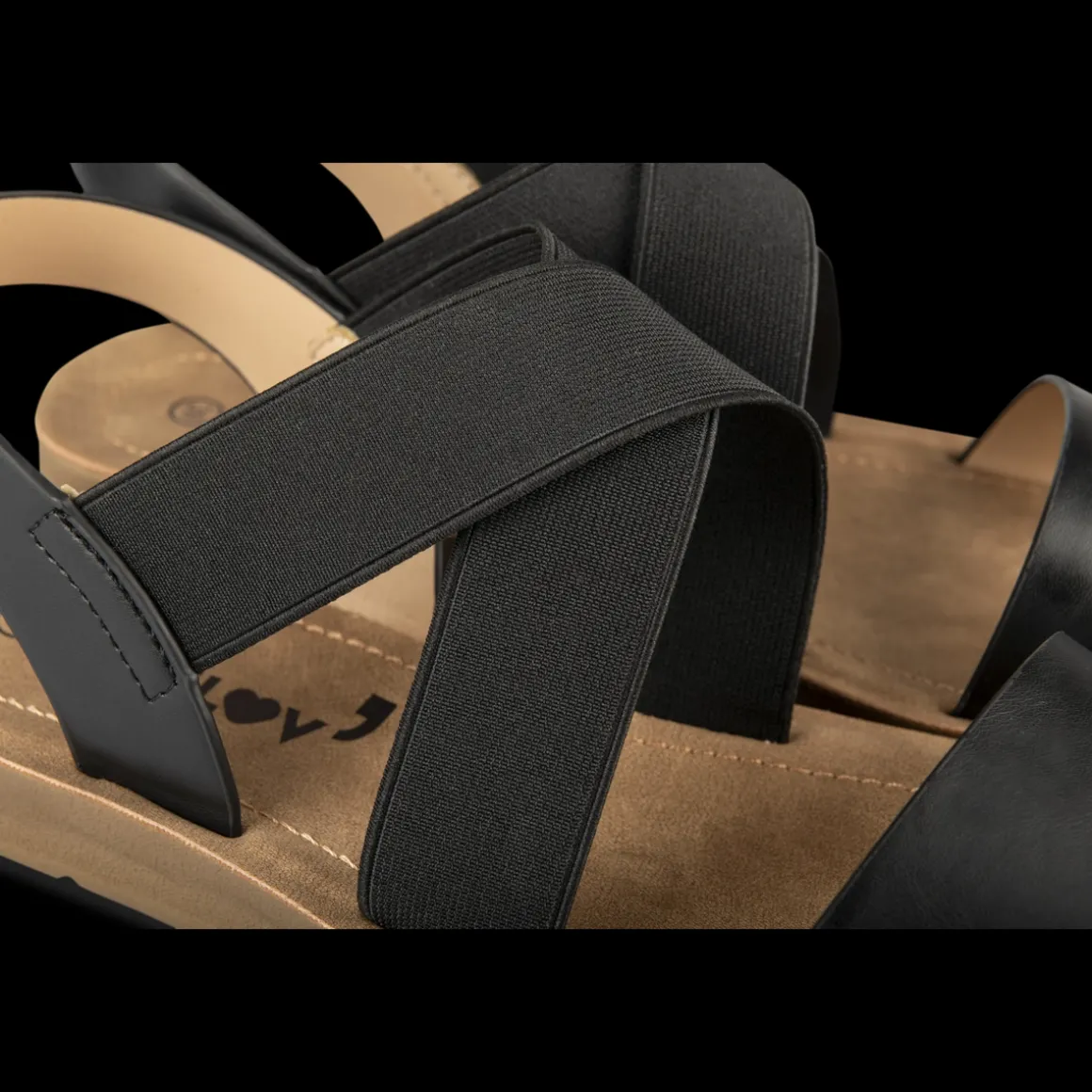 Sandalen ZWART