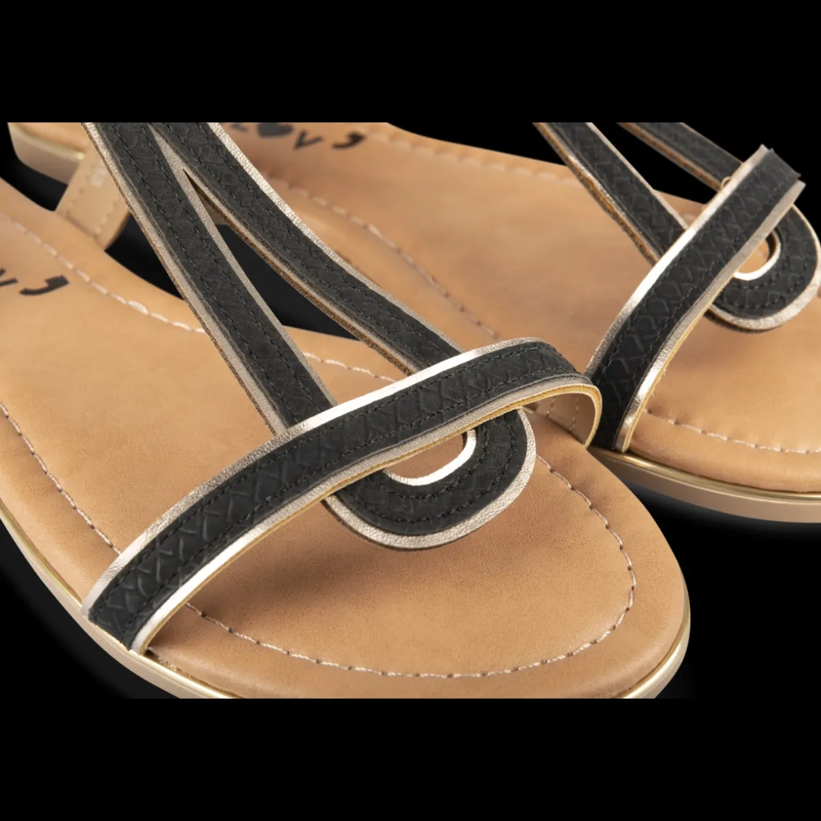 Sandalen ZWART
