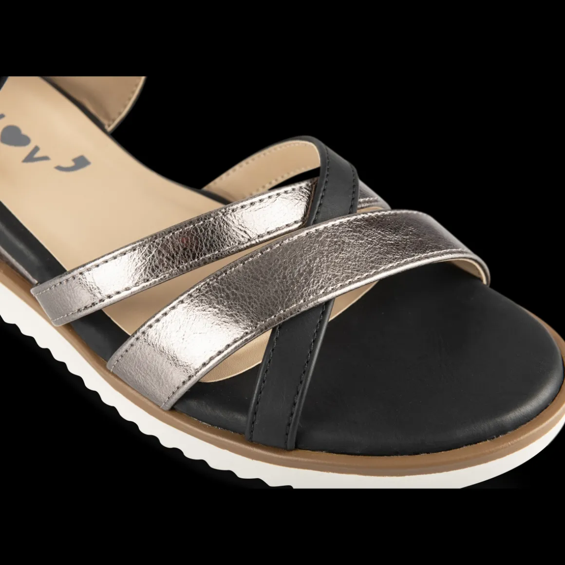Sandalen ZWART