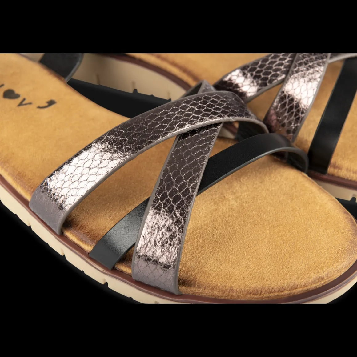 Sandalen ZWART