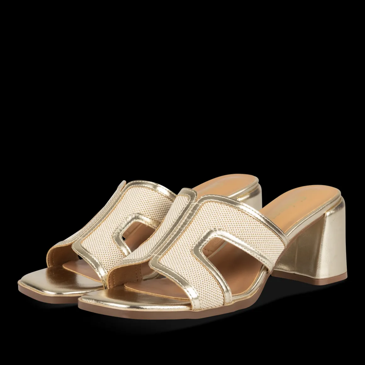 Slippers BEIGE/GOUD