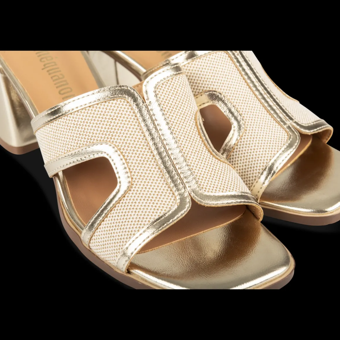 Slippers BEIGE/GOUD