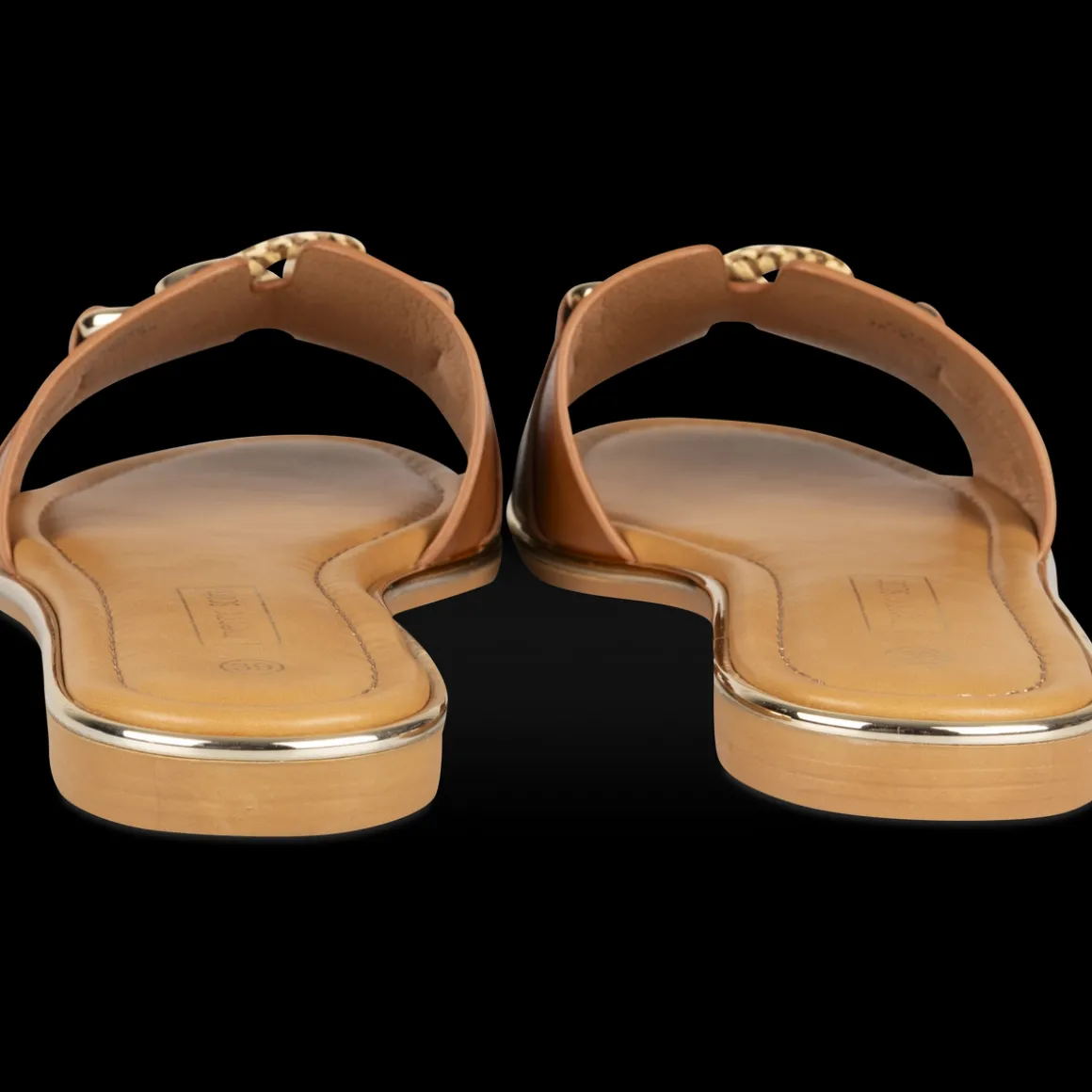 Slippers KASTANJEBRUIN