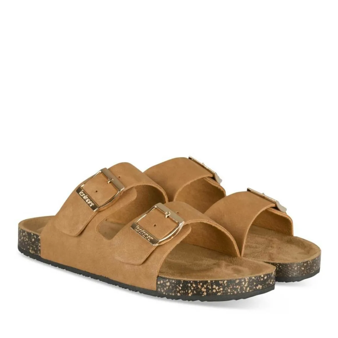 Slippers KASTANJEBRUIN