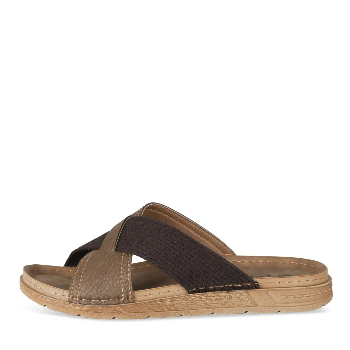 Slippers KASTANJEBRUIN