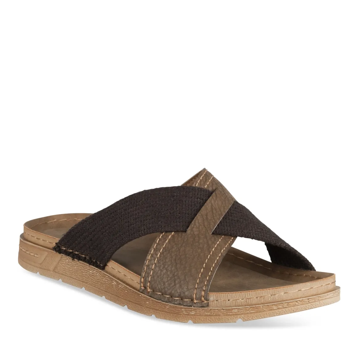 Slippers KASTANJEBRUIN