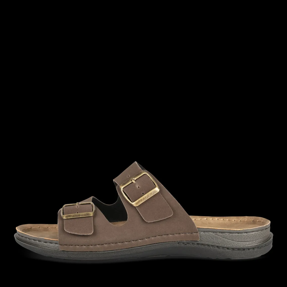 Slippers KASTANJEBRUIN