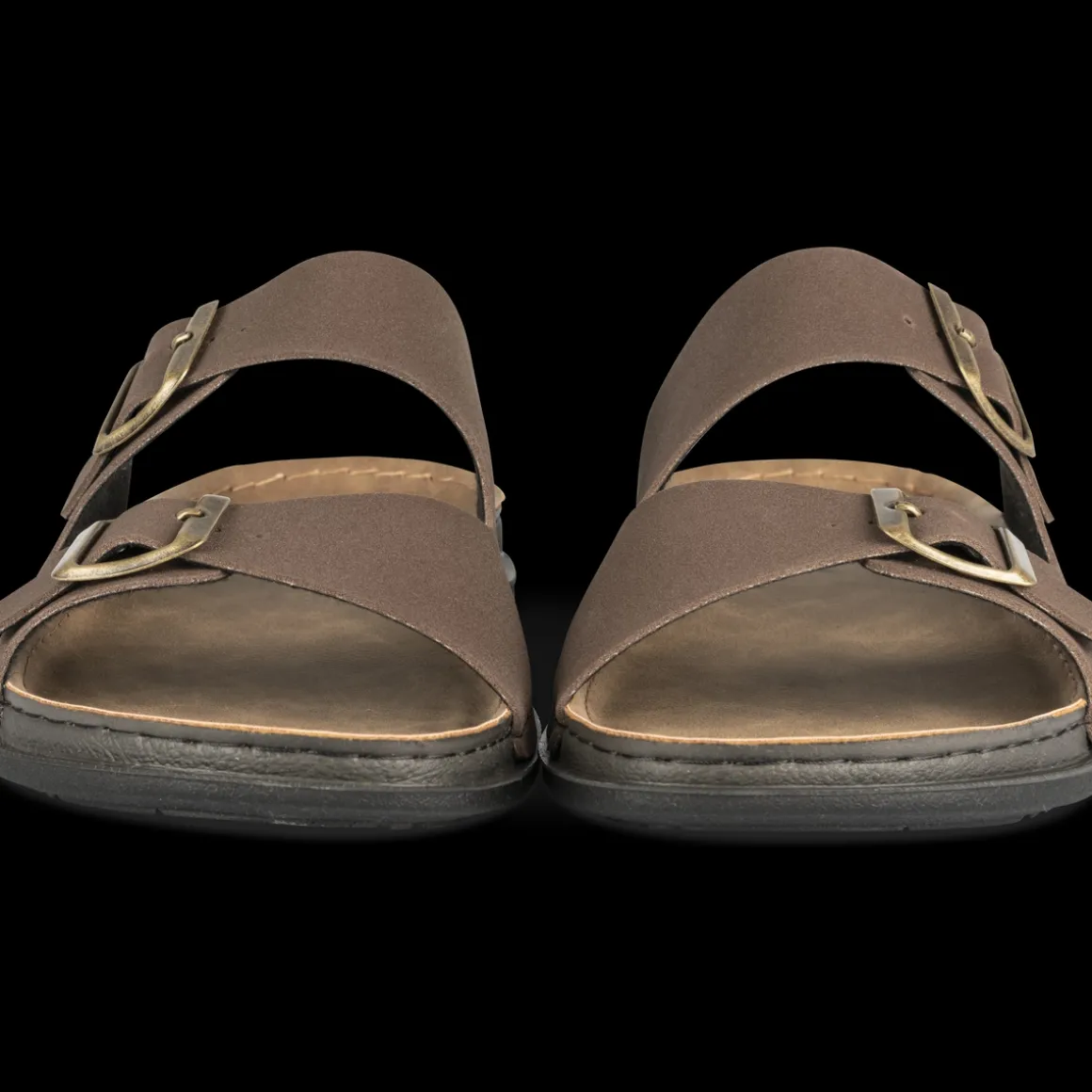 Slippers KASTANJEBRUIN
