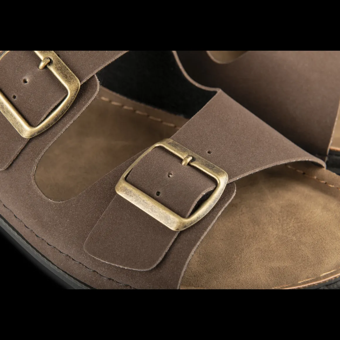 Slippers KASTANJEBRUIN