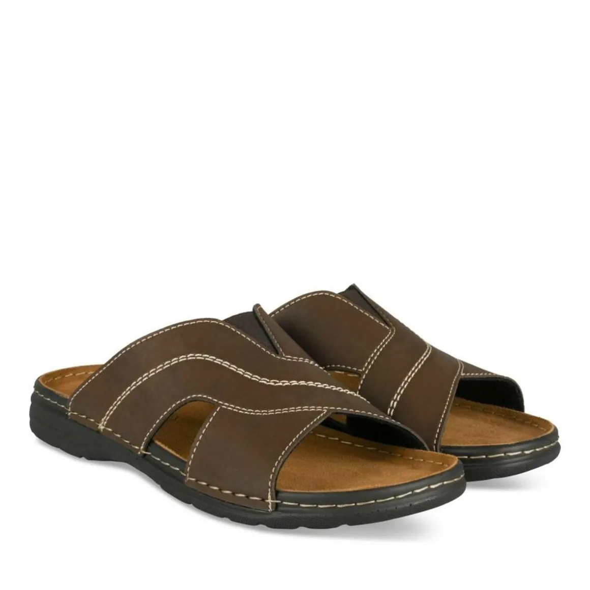 Slippers KASTANJEBRUIN