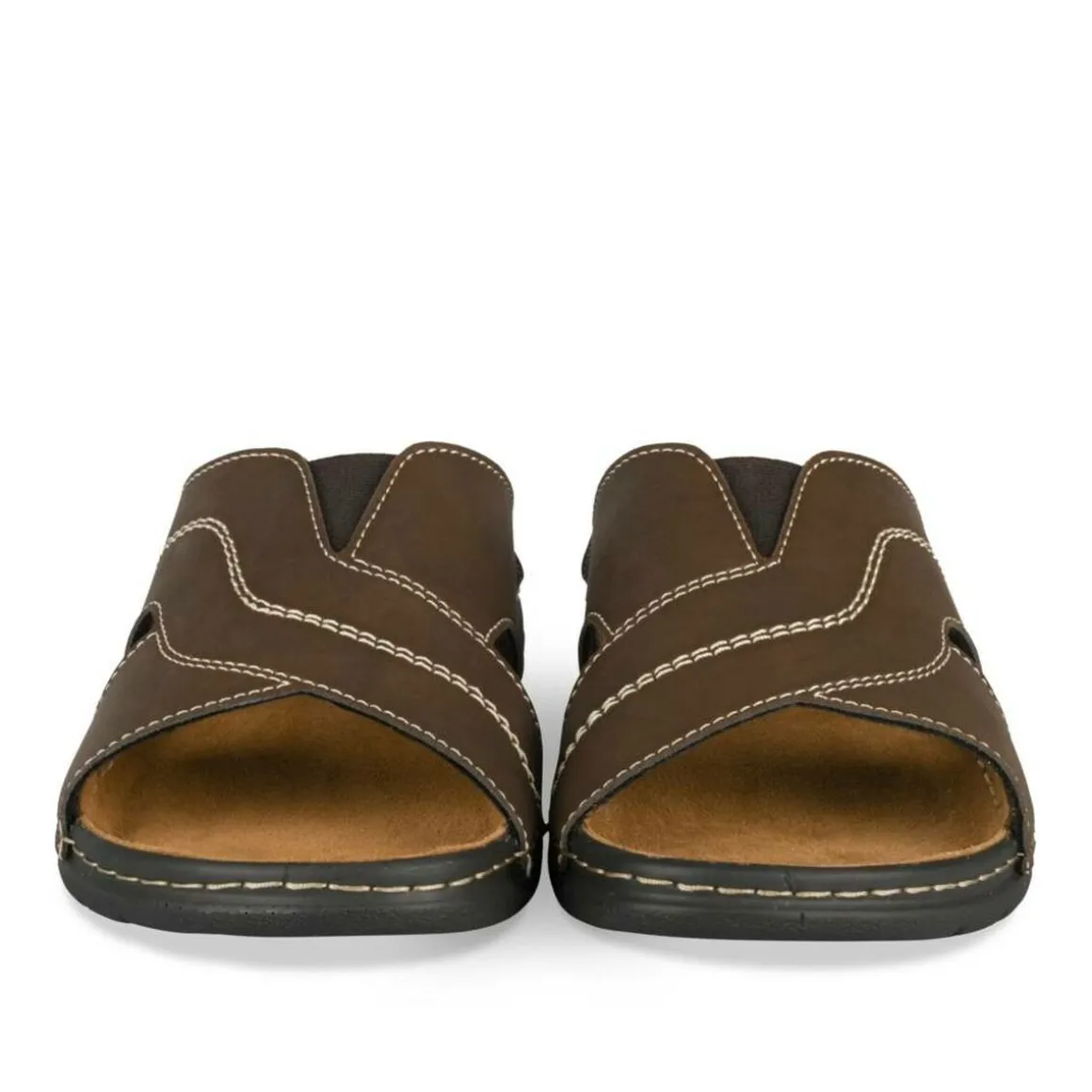 Slippers KASTANJEBRUIN