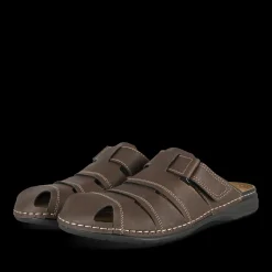 Slippers KASTANJEBRUIN