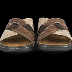 Slippers KASTANJEBRUIN