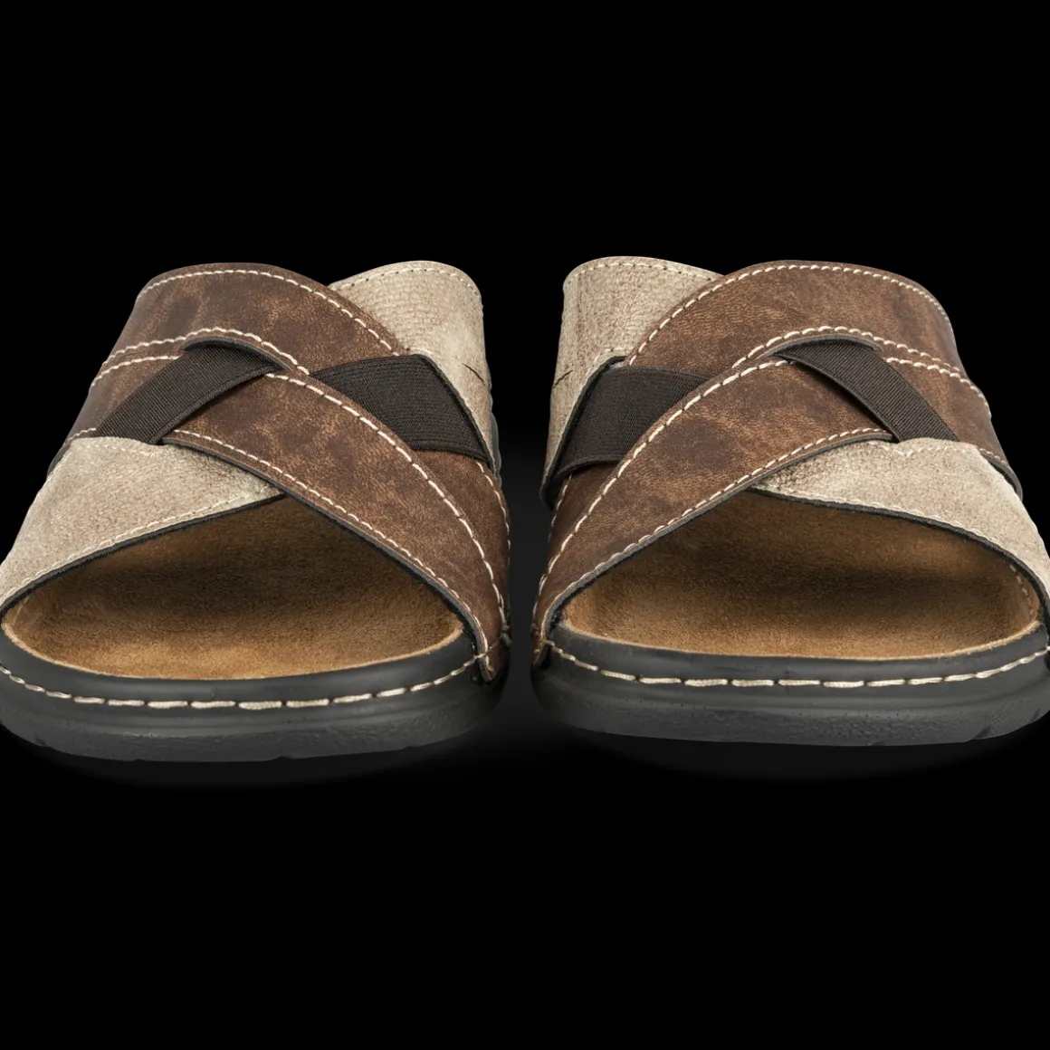 Slippers KASTANJEBRUIN